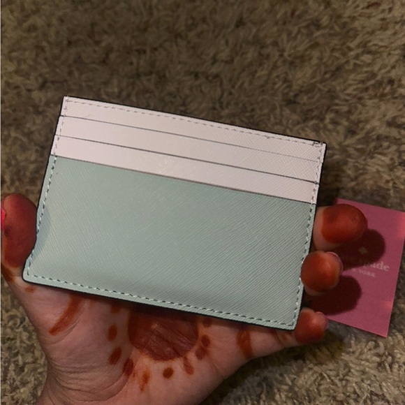 Kate spade ♠️ Tiffany blue and white wallet 🤍🩵 - Picture 5 of 8